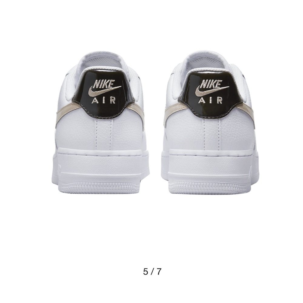 Nike White and Tan Sneakers - Picture 2 of 8